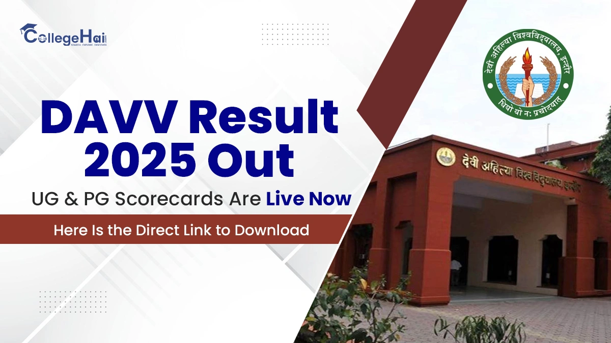 DAVV Result 2025 Out UG and PG Scorecards are Live Now, Here Is the Direct Link to Download.webp